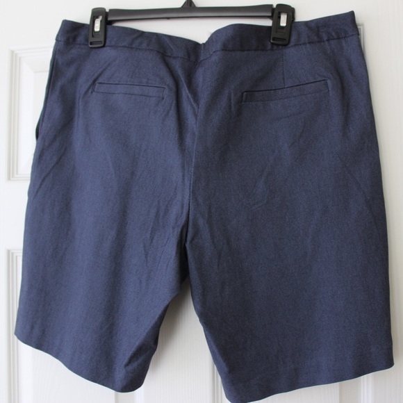 Mario Serrani | blue dress Bermuda shorts - Picture 5 of 6